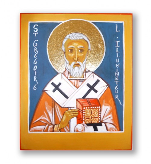 Saint Grégoire l'illuminateur Atelier d'iconographie Saint Thomas