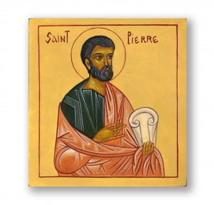 Icône de Saint Pierre 12 x 14 cm