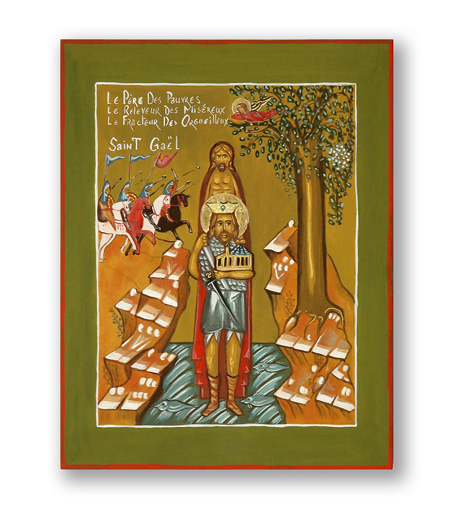 Icône de Saint Gaël Atelier d'iconographie Saint Thomas Atelier d'iconographie Saint Thomas