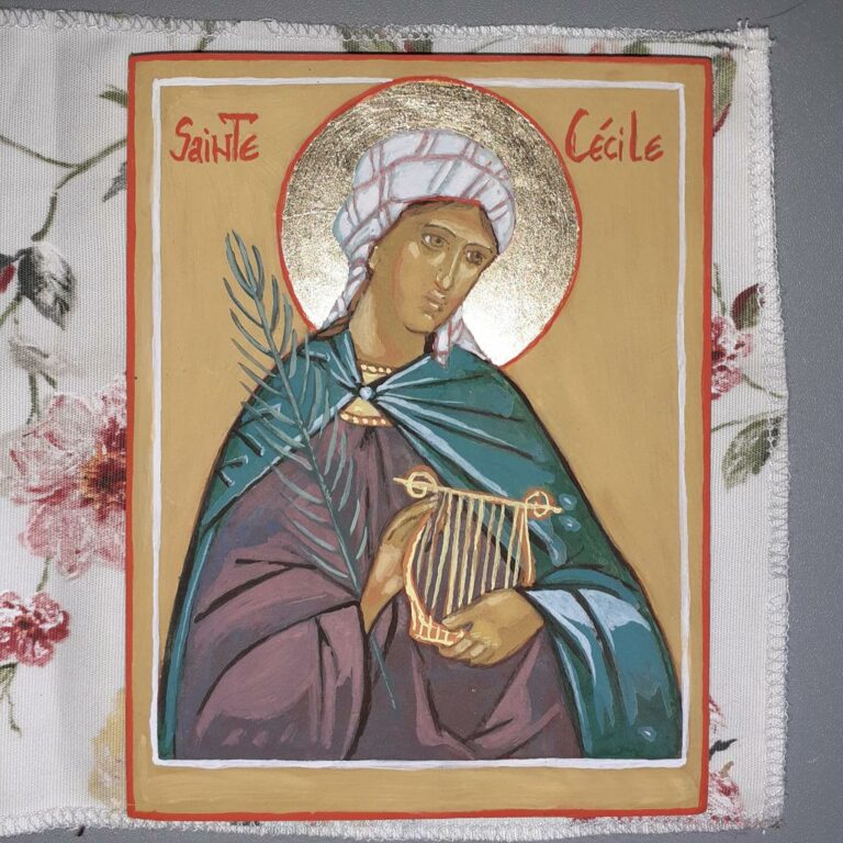 Sainte Cécile Atelier d'iconographie Saint Thomas Atelier d